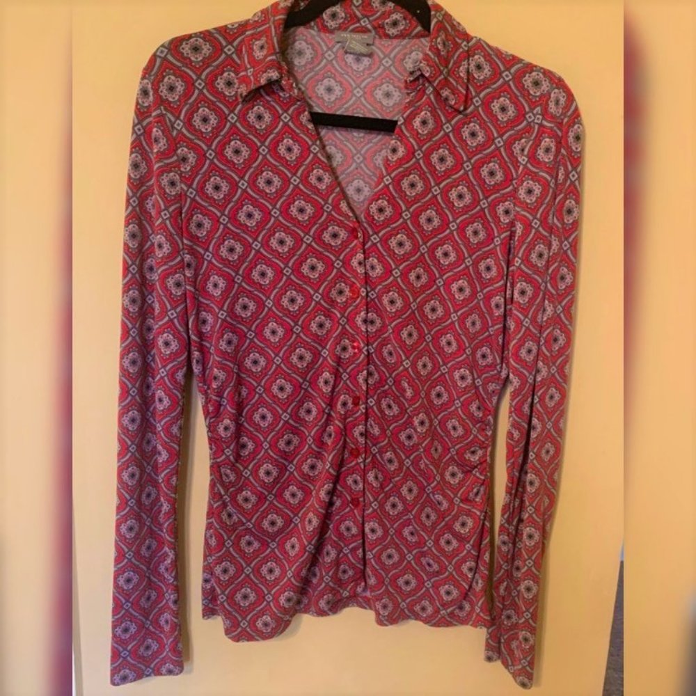 Ann Taylor button-up shirt, M/P